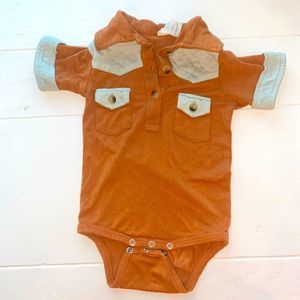 Bamboo retro onesie with collar. Worn only twice, perfect condition ❤️